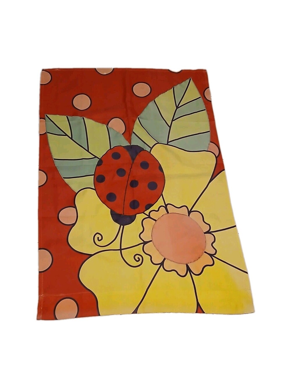 kristen mcgrath Ladybug Yard flag 40x28
